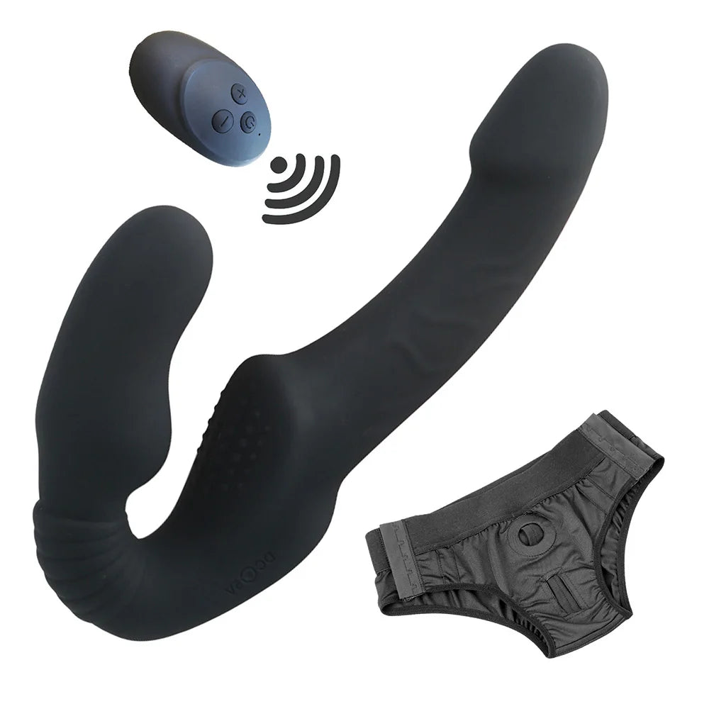 Strapless Strap-on Dildos Vibrator with Remote Control